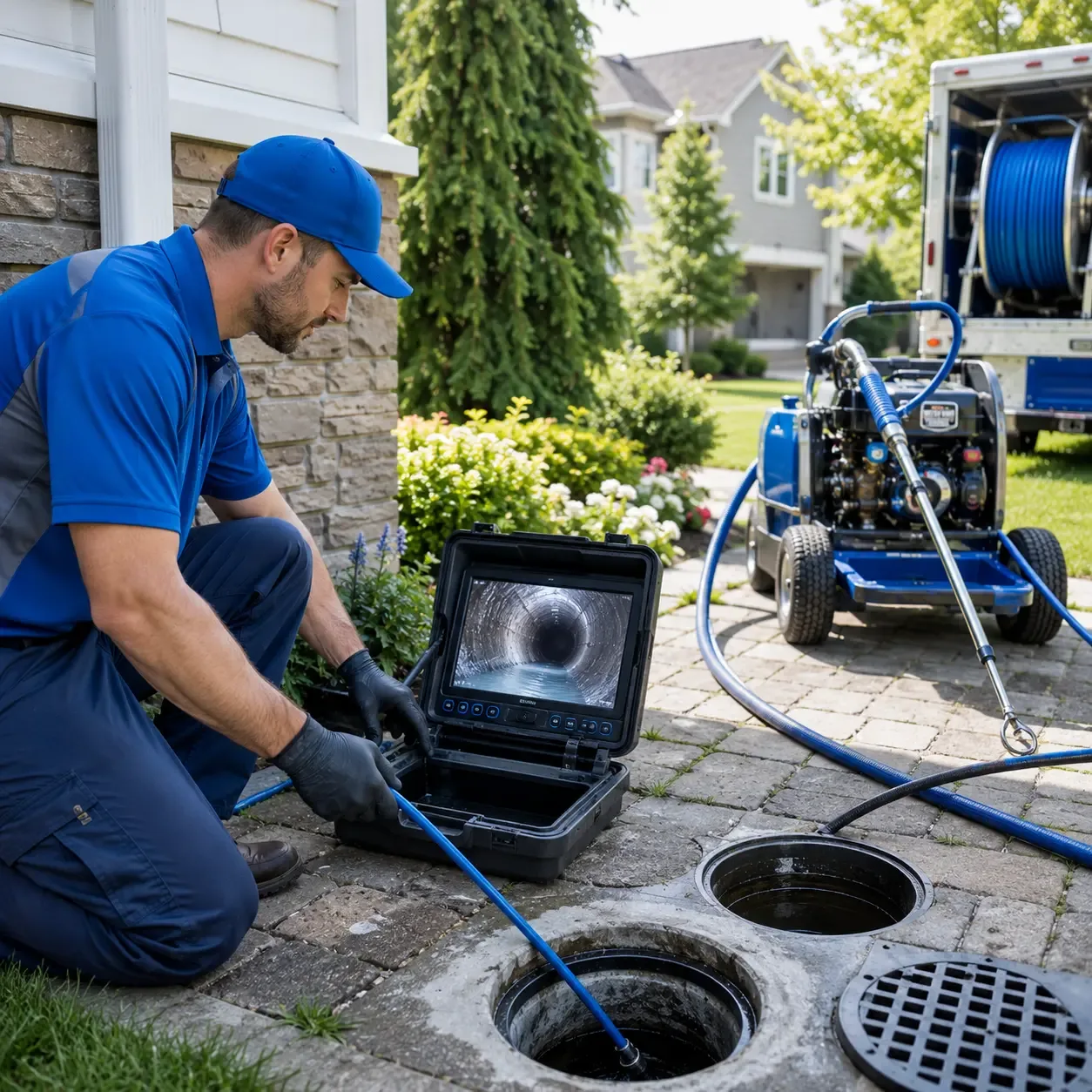 Outdoor drain cleaning professionals serving Brocket, ND